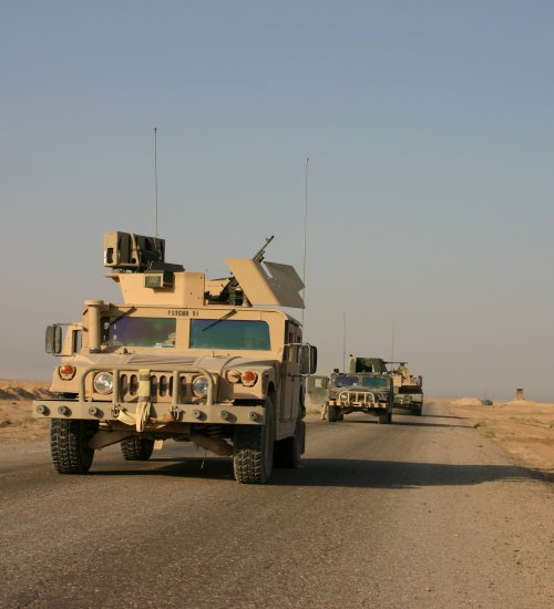 Humvees on Patrol